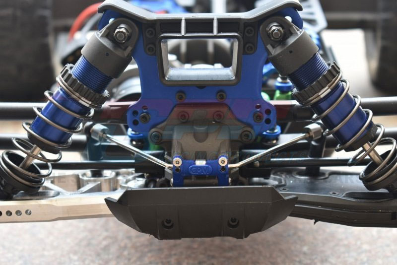 GPM Green Aluminum 7075-T6 Front/Rear Sway Bar Mount With Linkage And Wire