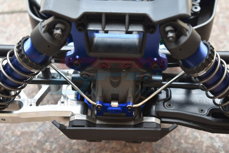 GPM Green Aluminum 7075-T6 Front/Rear Sway Bar Mount With Linkage And Wire