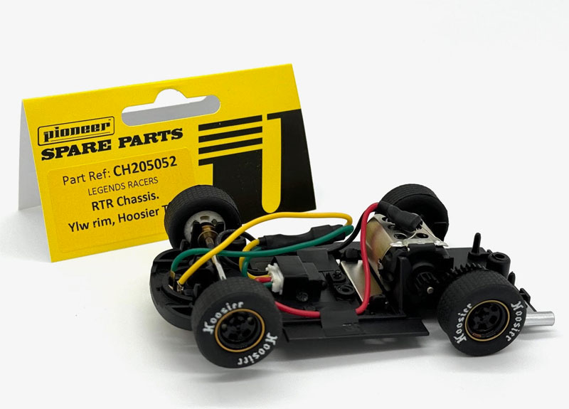 Pioneer Legends Racers DPR Complete RTR Chassis with Yellow Rim