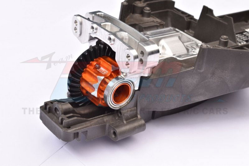 GPM Medium Carbon Steel 32/10T Front And Rear Differential Gear Set (Black)