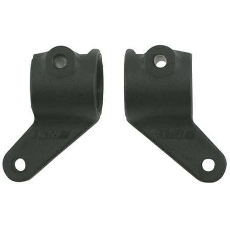RPM Black Front Bearing Carrier Steering Block Traxxas 2WD