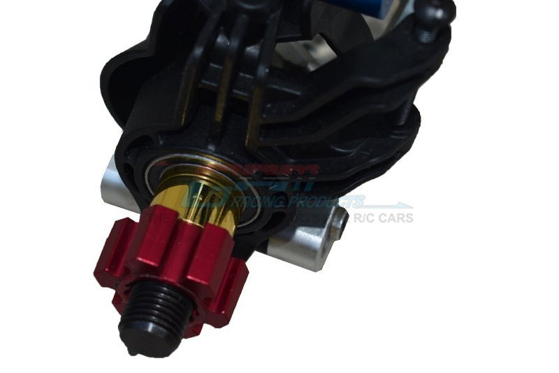GPM Hardened Steel Front/Rear CVD Joint (+12mm) for X-Maxx 8S (Black)