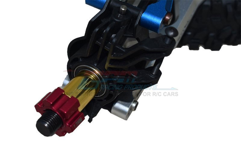 GPM Hardened Steel Front/Rear CVD Joint (+24mm) for X-Maxx 8S (Black)
