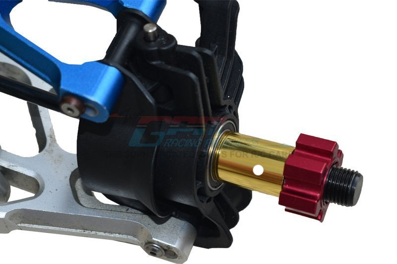 GPM Hardened Steel Front/Rear CVD Joint (+24mm) for X-Maxx 8S (Black)
