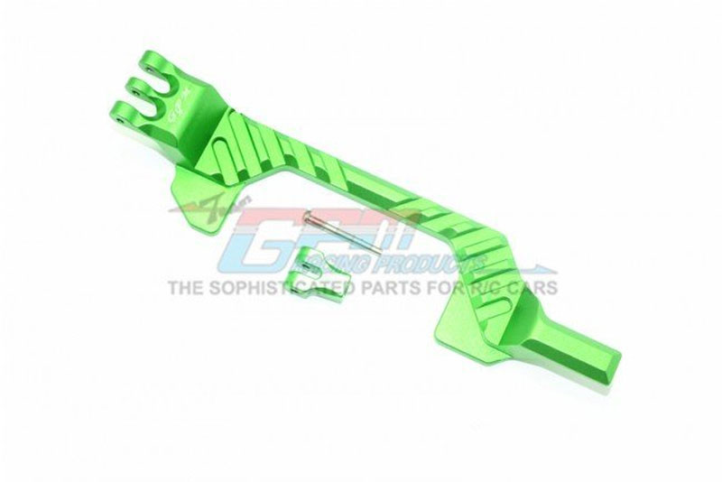 GPM Green Aluminum Battery Hold-down for Rustler 4x4 VXL: Rustler 4x4 VXL