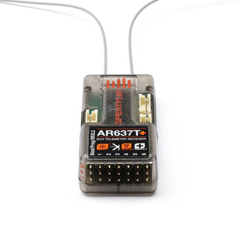 Spektrum AR637T+ DSMX 6 Channel AS3X+ & SAFE Telemetry Receiver