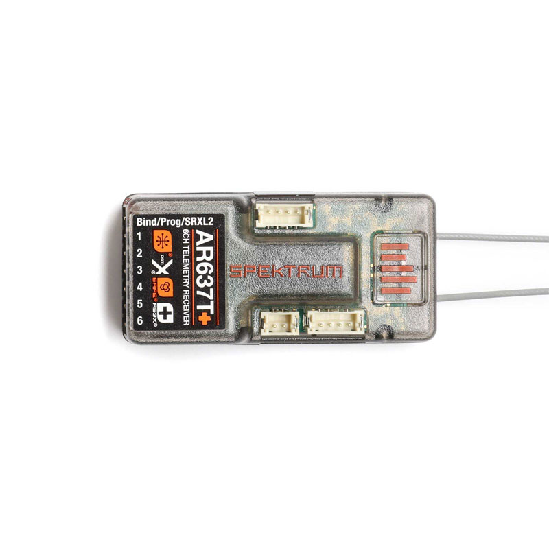 Spektrum AR637T+ DSMX 6 Channel AS3X+ & SAFE Telemetry Receiver
