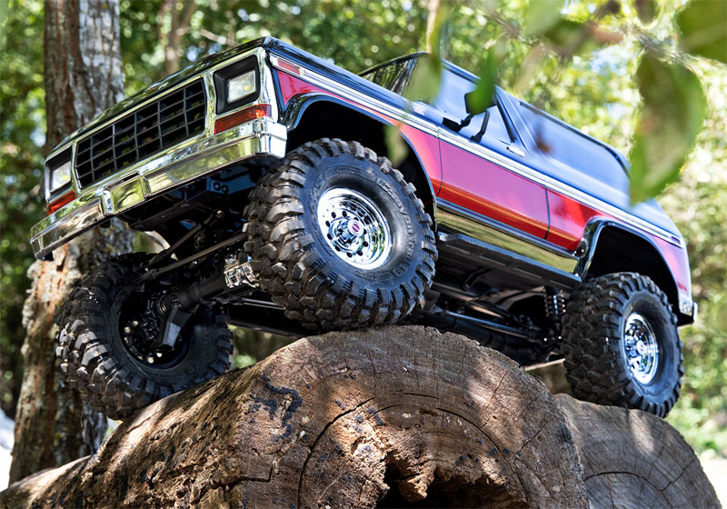 Traxxas TRX-4 1979 Ford Bronco 4WD RTR Crawler Trail Truck & Clipless Body w/3S LiPo Combo