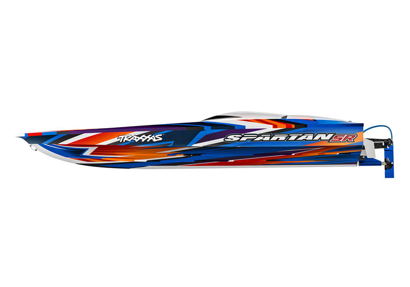 Traxxas Spartan SR VXL-6S Brushless 50+MPH RC Speed Boat COMBO w/6S &