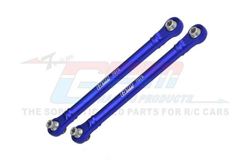 GPM Blue 7075 Alloy Front Steering Toe Links