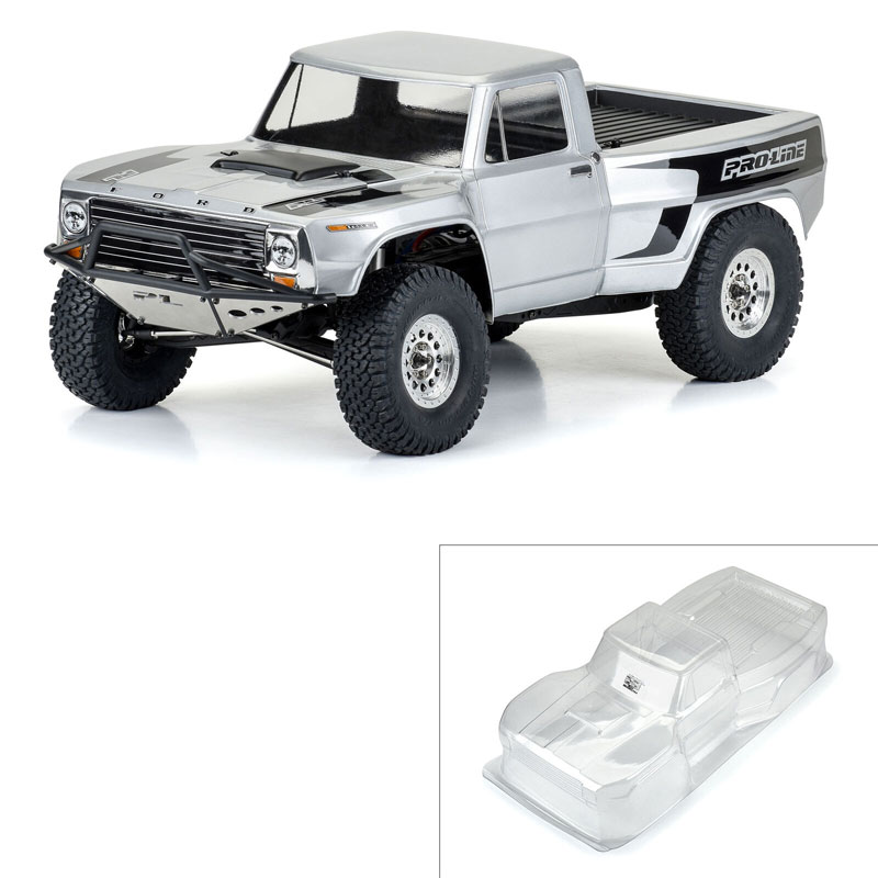 Pro-Line 1/10 1967 Ford F-100 Pre-Runner Clear Body for 12.3" (313mm) Wheelbase Crawlers
