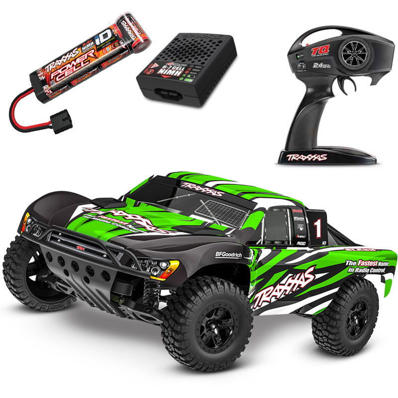 Traxxas Slash RTR 1/10 2WD Heavy Duty Short Course Racing RC Truck w/ID Battery & USB-C Charger