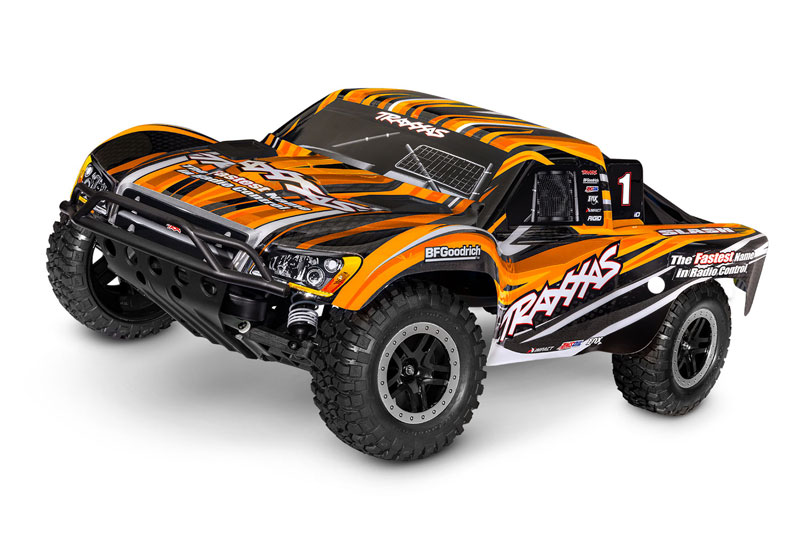 Traxxas Slash RTR 1/10 2WD Heavy Duty Short Course Racing RC Truck w/ID Battery & USB-C Charger