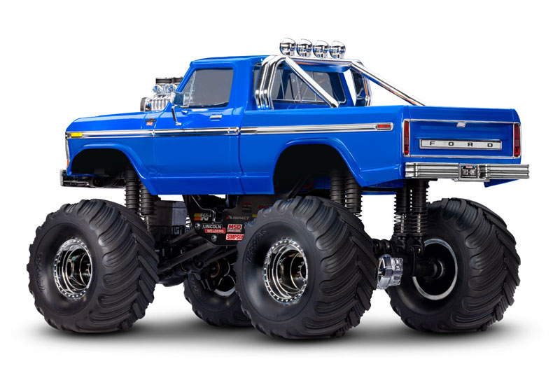 Traxxas 1/18 TRX-4MT 1979 Ford F-150 4x4 RTR RC Monster Truck w/ID Battery & USB Charger