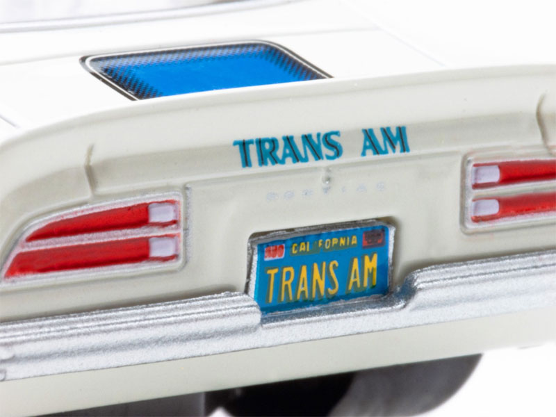 AFX 1970 Pontiac Firebird Trans Am White/Blue Mega G+ HO Slot Car