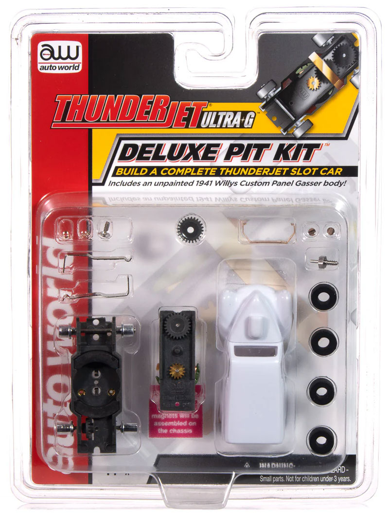 Auto World Thunderjet Deluxe Pit Kit (with 1941 Willys Gasser Body