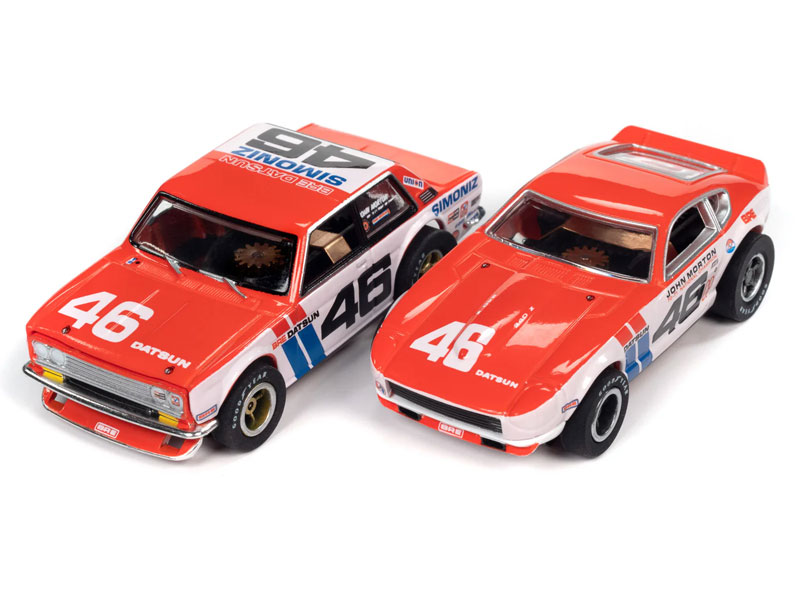 Auto World BRE Datsun Champions 16-Foot HO Slot Car Race Set