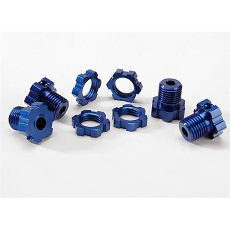 Traxxas Anodized Wheel Hubs& Hex Kit, 17mm (4) T-M