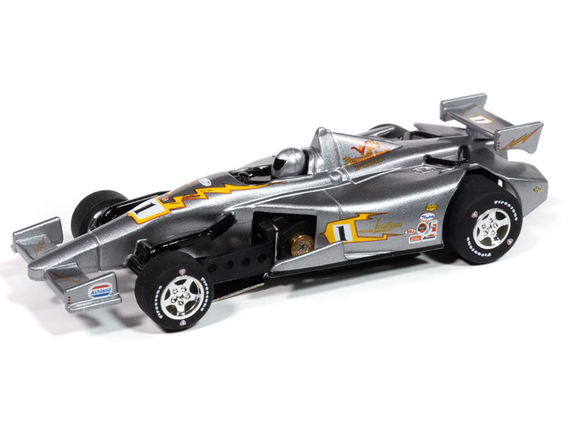 Johnny Lightning Special仕様Indy HOスロットカー Auto World 2014 Indy Car Johnny Lightning Special #1 (Gray) Super