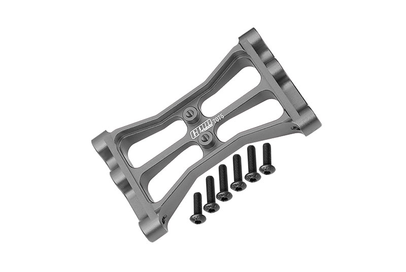 GPM 40CR Aluminum 7075 Rear Chassis Crossmember (Gray Silver)