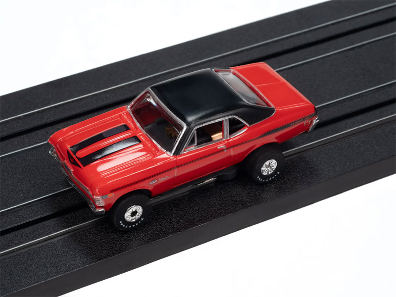 Auto World 1969 Chevy Nova (Red) Thunderjet HO Slot Car