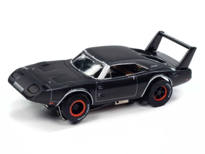 Auto World 1969 Dodge Daytona (Dark Grey) X-Traction HO Slot Car