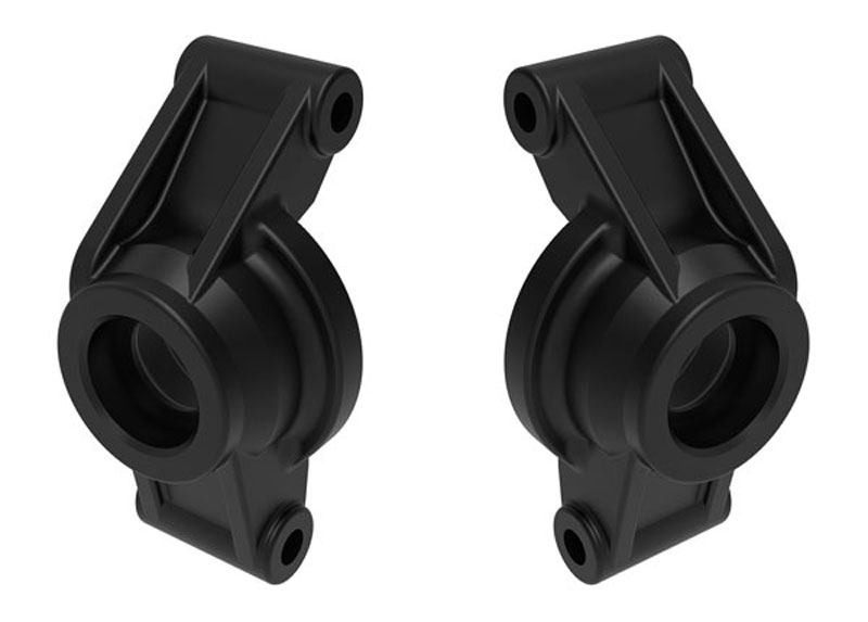 Traxxas Mini Maxx Black Rear Left and Right Stub Axle Carriers
