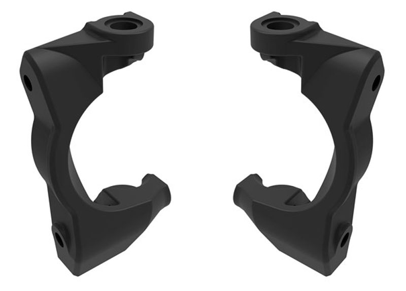 Traxxas Mini Maxx Black Left and Right C-Hubs Caster Blocks