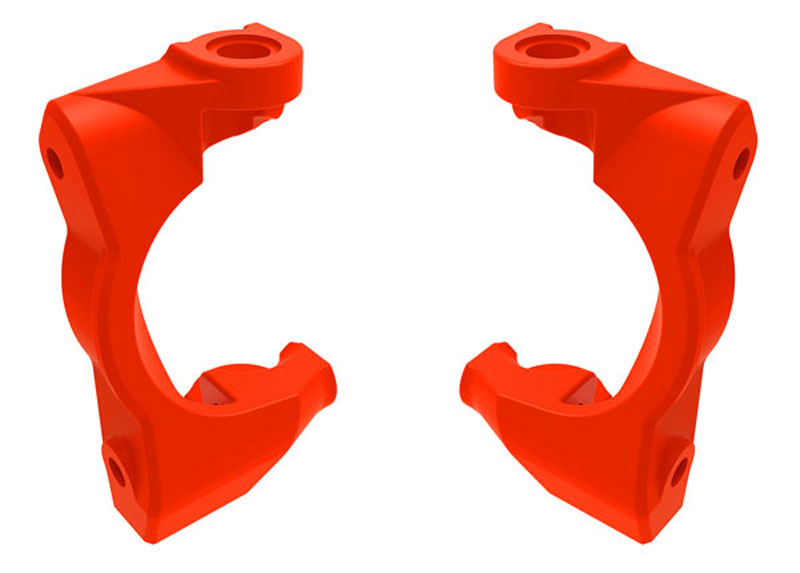 Traxxas Mini Maxx Red Left and Right C-Hubs Caster Blocks