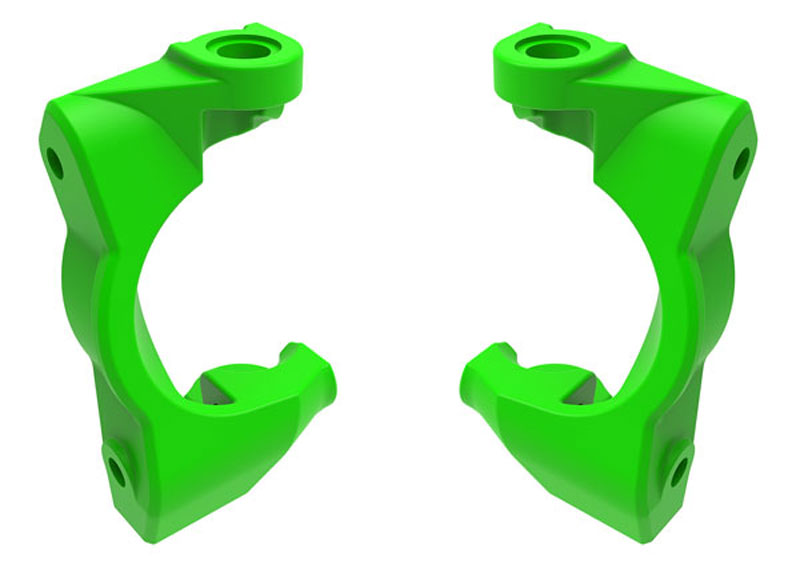 Traxxas Mini Maxx Green Left and Right C-Hubs Caster Blocks