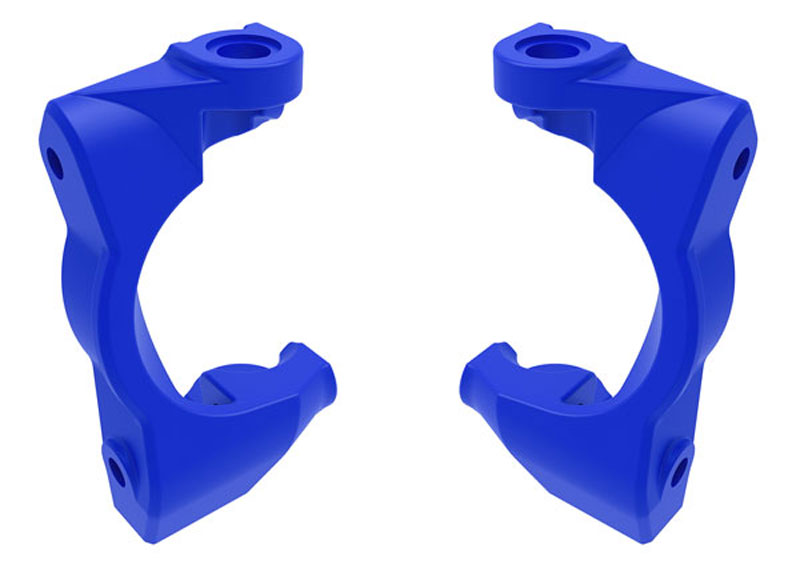 Traxxas Mini Maxx Blue Left and Right C-Hubs Caster Blocks