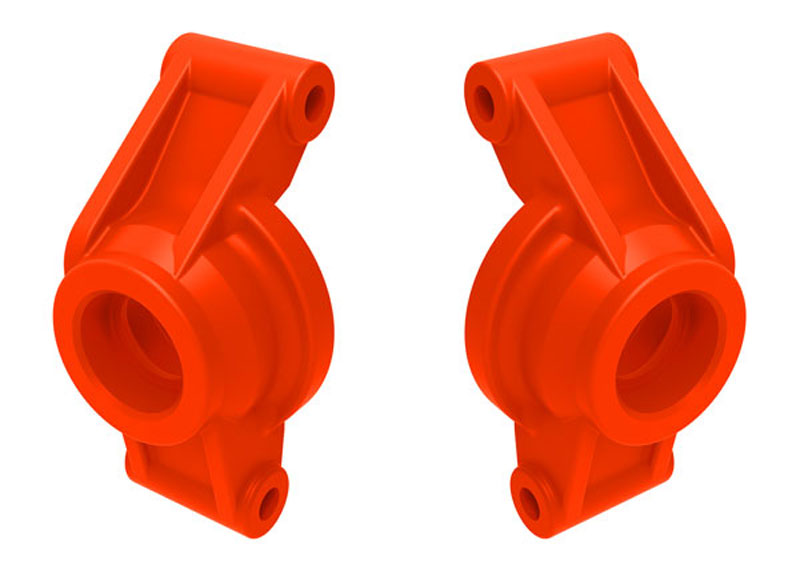 Traxxas Mini Maxx Red Rear Left and Right Stub Axle Carriers