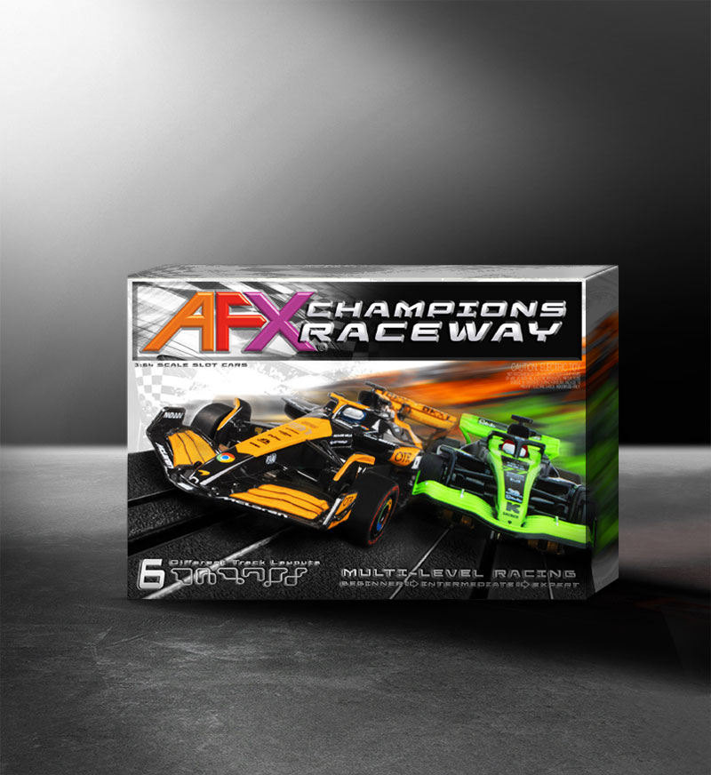 AFX Champions Raceway 18-Foot Mega G+ HO Slot Car Race Set AFX Champions Raceway 18-Foot Mega G+ HO Slot Car Race Set