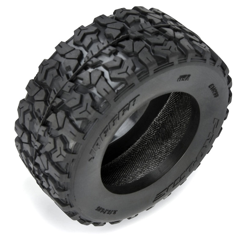Pro-Line Jaeger HP 2.8" BELTED Front/Rear MT Tires MTD 12mm/14mm Black Raid Wheels (2)