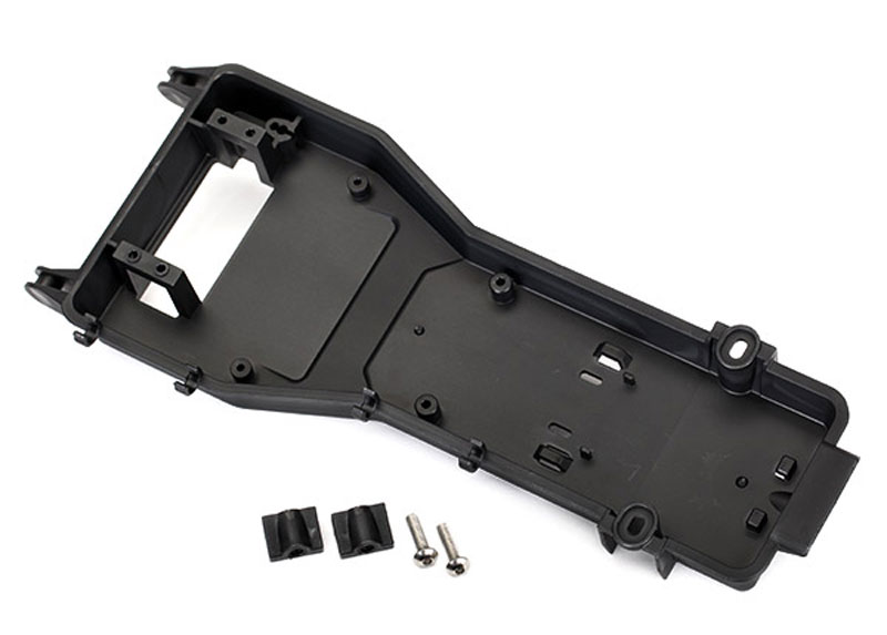 Traxxas DCB M41 Radio Tray with Radio Tray Retainer (2) and 4x16mm BCS Stainless Screws (2)