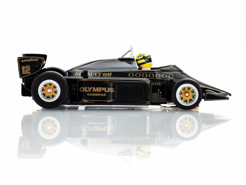 AFX 1985 Lotus 97T Black/Gold Mega G+ HO Slot Car