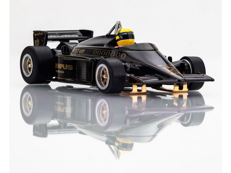 AFX 1985 Lotus 97T Black/Gold Mega G+ HO Slot Car