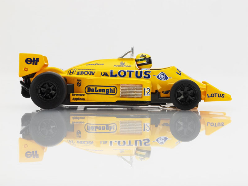 AFX 1987 Lotus 99T Yellow/Blue Mega G+ HO Slot Car