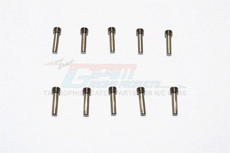 GPM Stainless Steel Screw Shaft M4x2.5x13 (2.8mm Thread Length & 10.2mm Shaft Length)