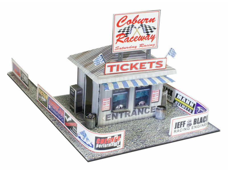 Innovative Hobby 1/32 scale Ticket & Gate Entrance Model Building Kit