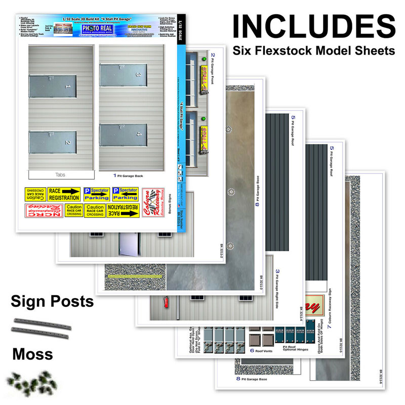 Innovative Hobby 1/32 scale Pit Garage Building Kit
