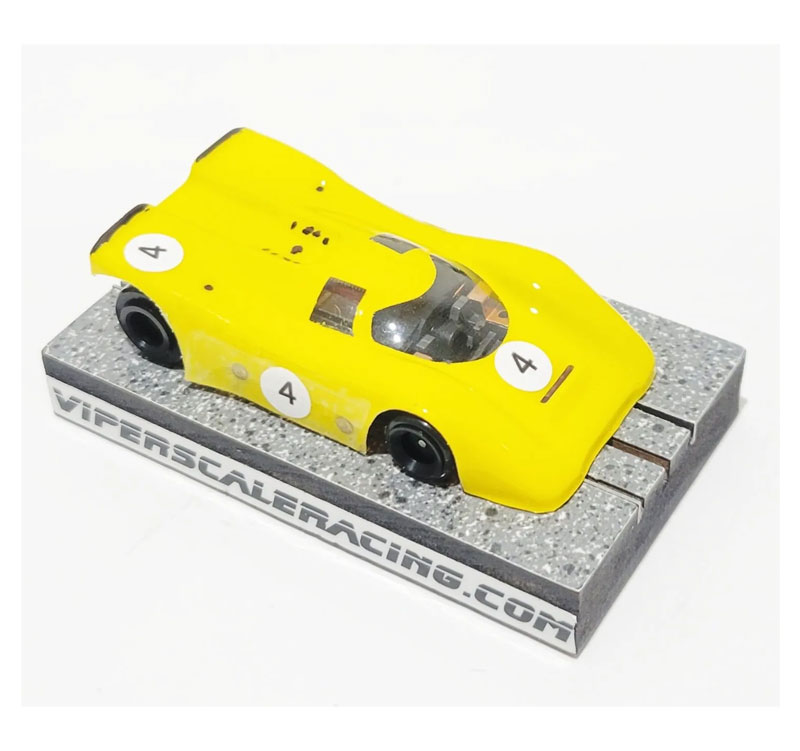 Viper Scale Racing (YELLOW) VSPEC w/V17 Body Ready to Race HO Slot Car