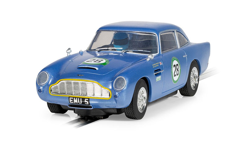 Scalextric Aston Martin DB5 - Blue / Yellow - Historic GT Racing 1