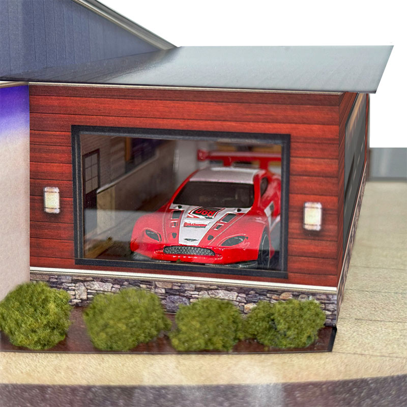Innovative Hobby "Racers Lounge" Photo Real Scale Building Kit: 1/64 Scale