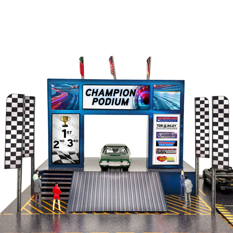 Innovative Hobby "Winners Podium" Building Kit: 1/64 Scale