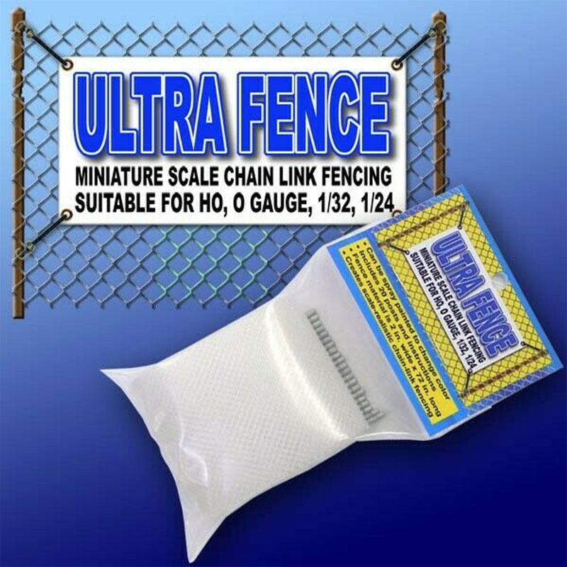 Innovative Hobby UltraFence Scale Chain Link Fence & Fence Post Kit