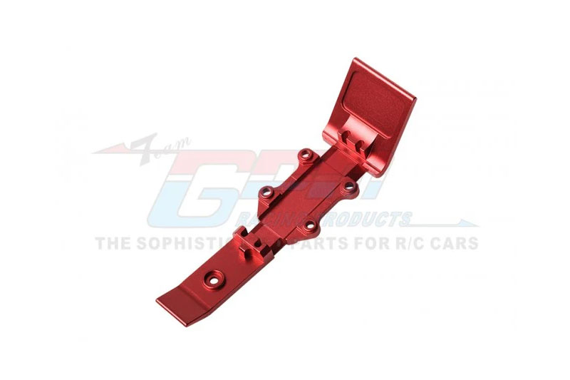 GPM Red 1/16 E-Revo Alloy Front Skid Plate