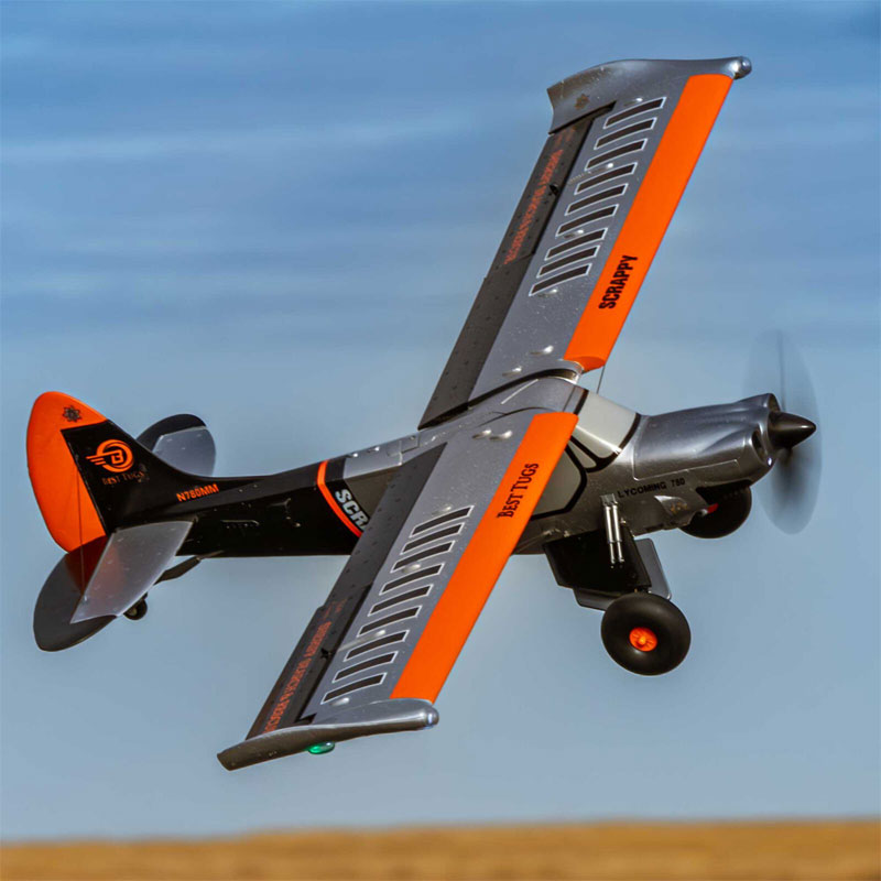 E-Flite Micro Scrappy 800mm BNF Basic with AS3X and SAFE Select