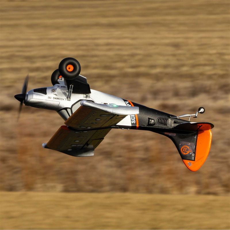 E-Flite Micro Scrappy 800mm BNF Basic with AS3X and SAFE Select