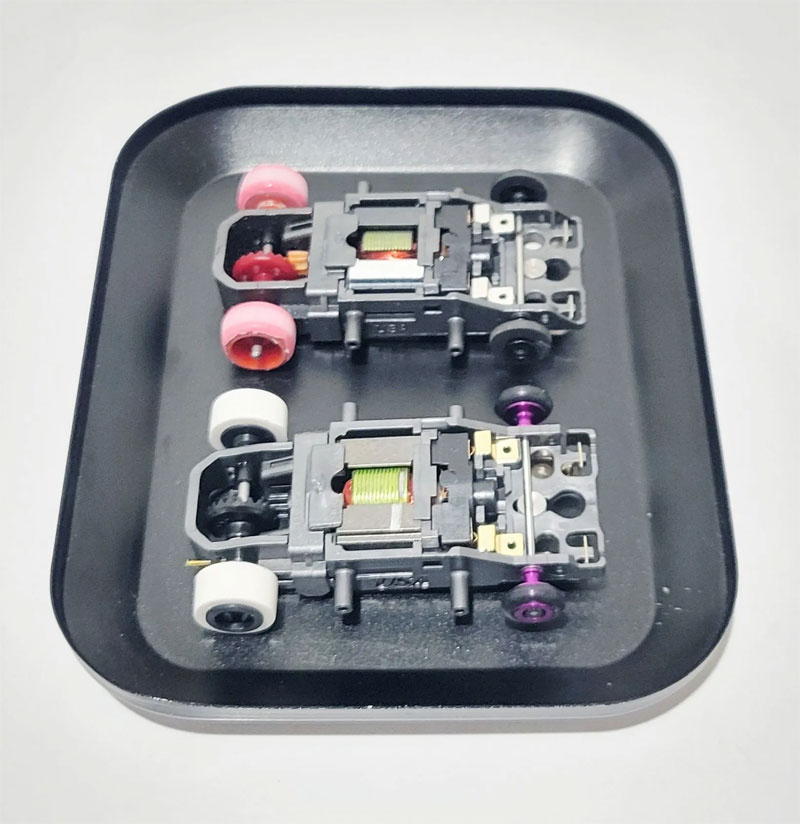 Viper Scale Racing HO Scale Black Aluminum Parts Tray